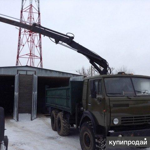 Услуги крана-манипулятора на базе КАМАЗ повышенной проходимости