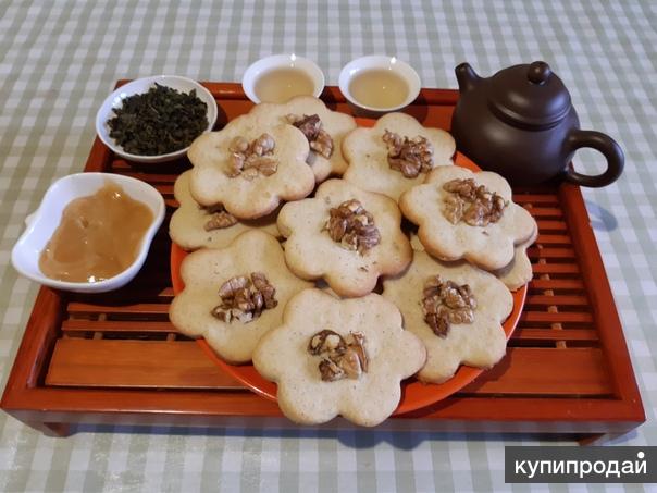 Печенье "Песочное с грецким орехом", 100 гр.