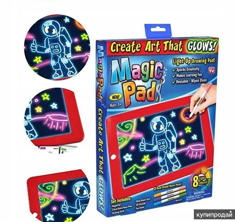 Светодиодный планшет для рисования MAGIC PAD