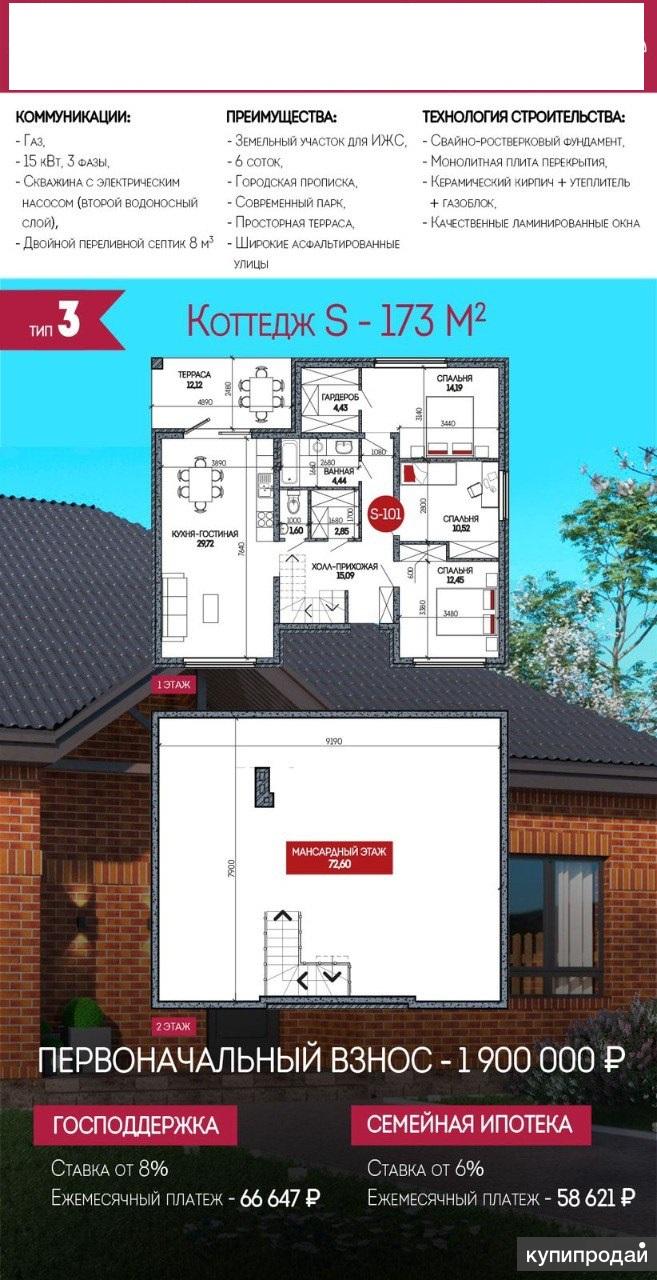 Каркасный дом в Краснодара акция