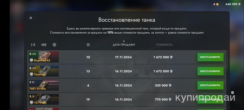 Купить Аккаунт Wot Of Tanks Blitz