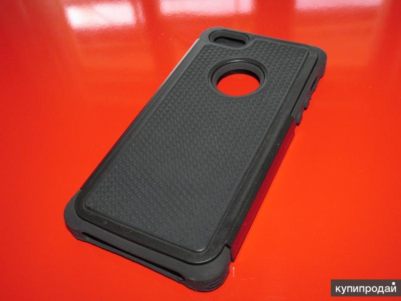Противоударный черный чехол case на iPhone 5/5S