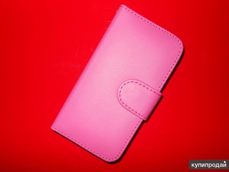 Чехол case книжка Розовая для iphone 4/4S