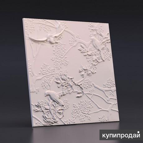 3D панели из гипса