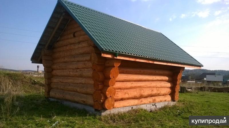 Сруб на плиты перекрытия