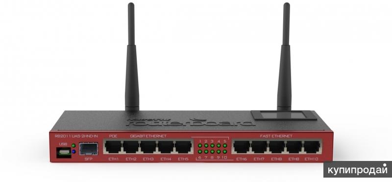 Маршрутизатор mikrotik rb2011uas-2hnd-in