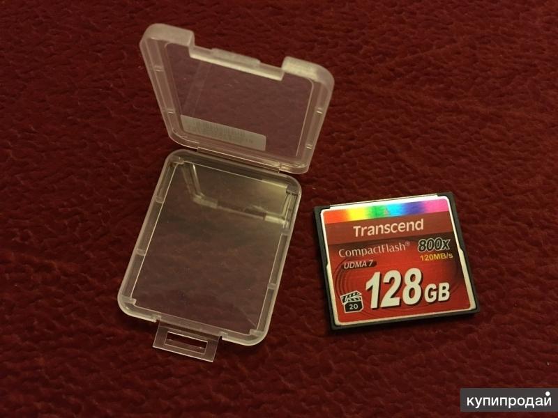 Карта памяти transcend compact flash 128 гб