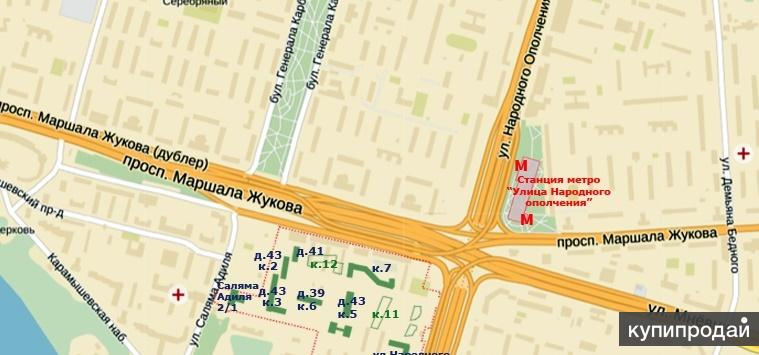 Бульвар генерала карбышева карта
