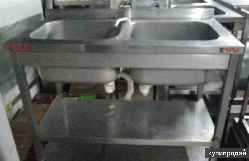 Двухсекционная мойка с краном для дачи в Москве