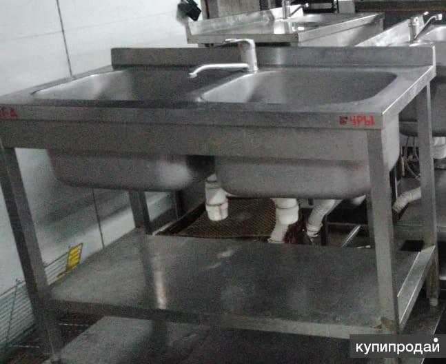 Двухсекционная мойка с краном для дачи в Москве
