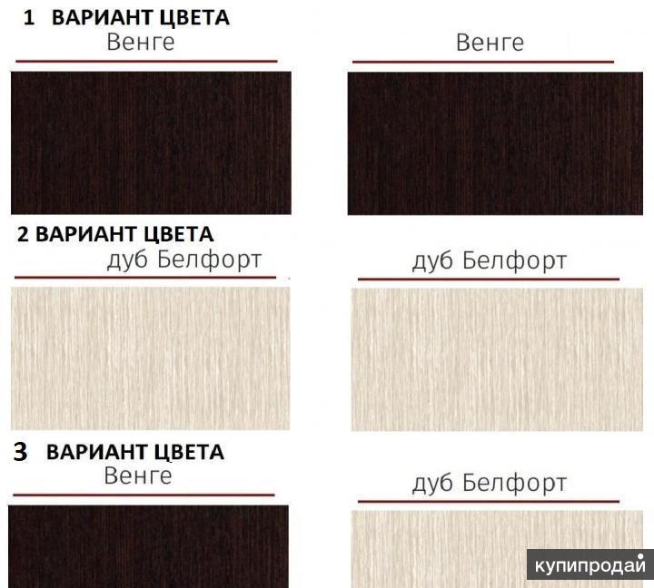 Как выглядит цвет мебели венге