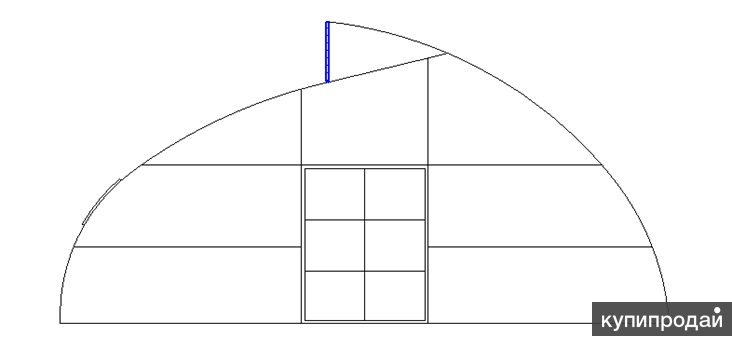 Теплица по митлайдеру чертеж