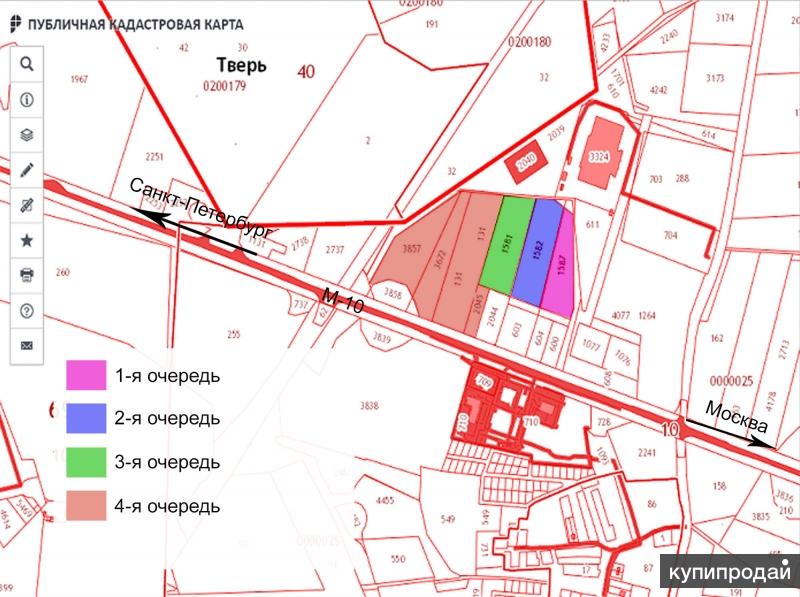 Кадастровая карта твери и тверской области