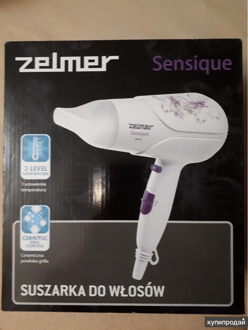 Фен НОВЫЙ с ионизацией и инфракрасным излучением Zelmer Sensique HD 1003