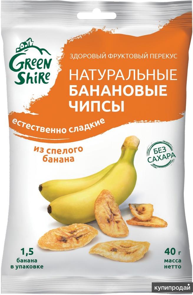 Банановые чипсы, 4 вкуса