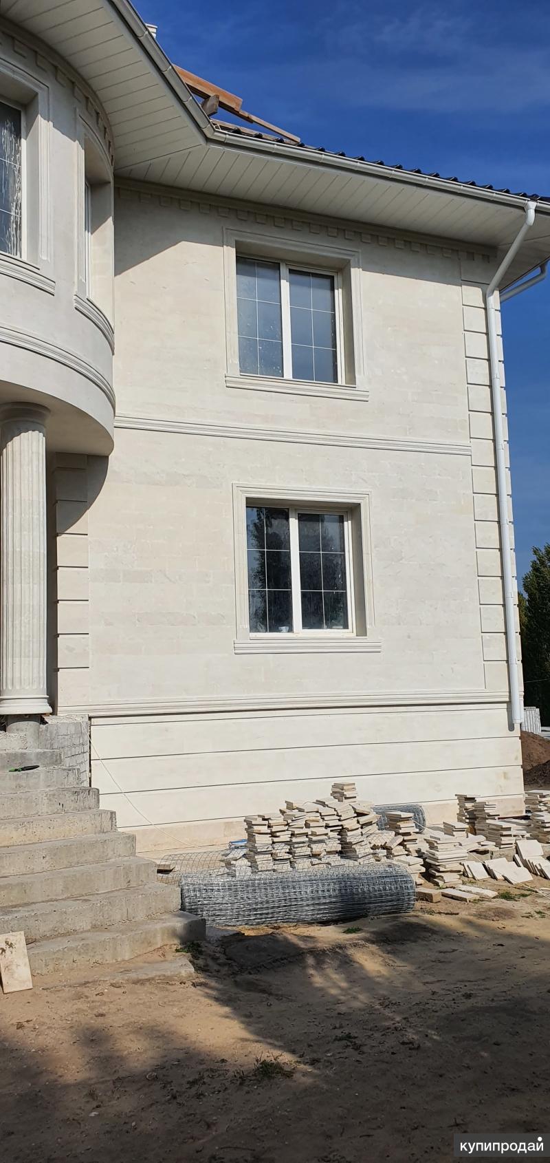 Облицовка фасадов домов, коттеджей и зданий в Махачкале