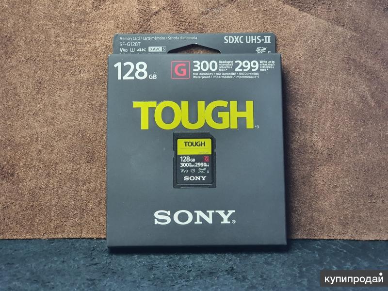 Карта памяти sony tough sdxc 128gb 277r 150w sf m128t t