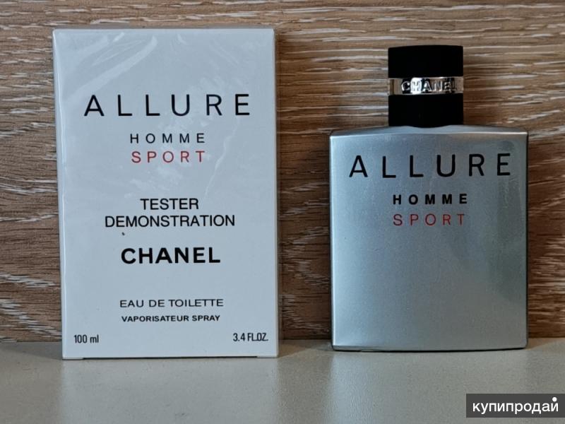 Allure homme sport оригинал. Шанель Аллюр спорт оригинал. Chanel Allure homme Sport 100 мл. Chanel Allure homme Sport тестер.