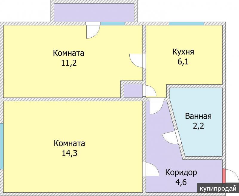 Тип комнат изолированные или смежные это как