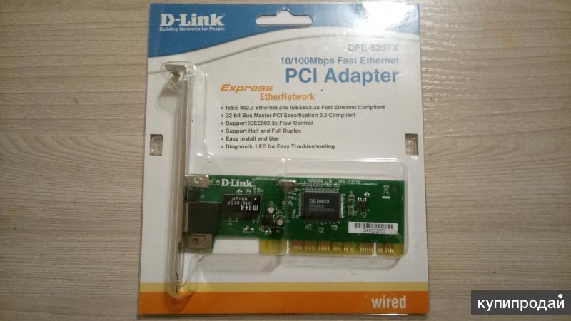 Сетевая карта pci d link dfe 520tx