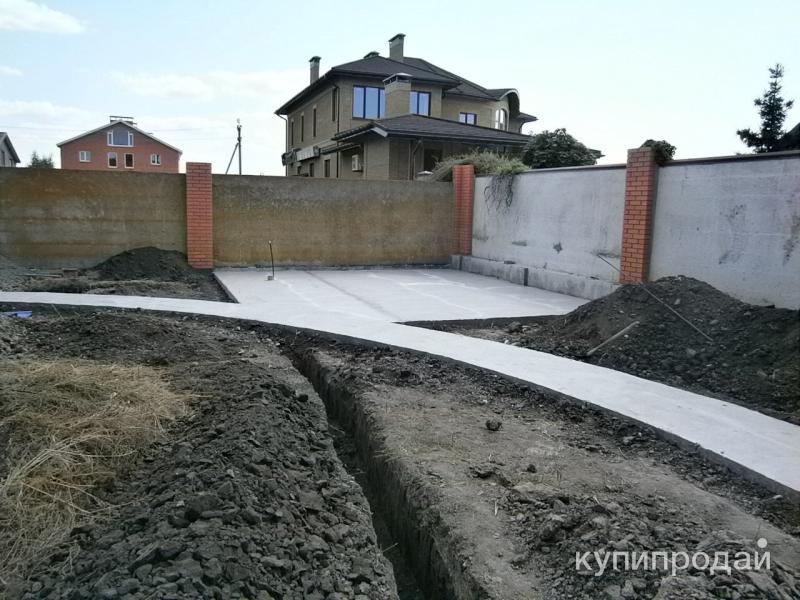 Как правильно забетонировать двор частного дома